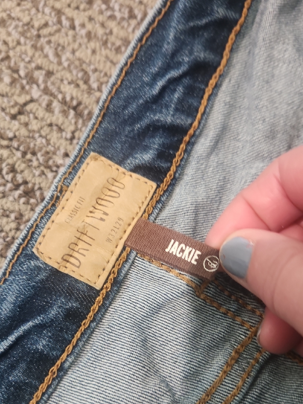 Driftwood Jackie Embroided Jeans Size 32 - Picture 12 of 16
